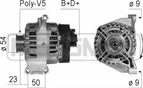 Messmer 210744A - Alternator furqanavto.az