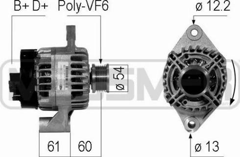 Messmer 210747A - Alternator furqanavto.az