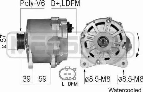 Messmer 210781 - Alternator furqanavto.az