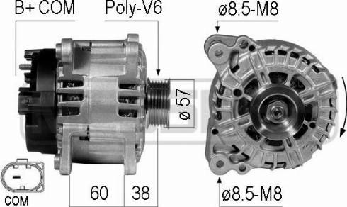 Messmer 210737A - Alternator furqanavto.az