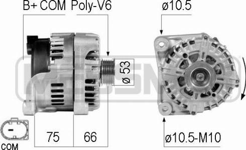 Messmer 210771A - Alternator furqanavto.az