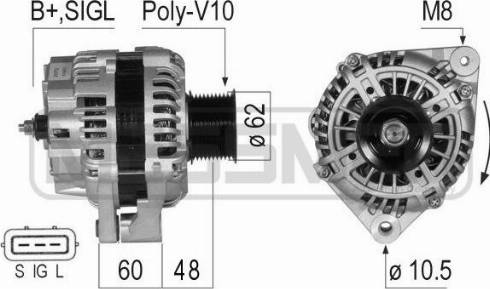 Messmer 210772A - Alternator furqanavto.az