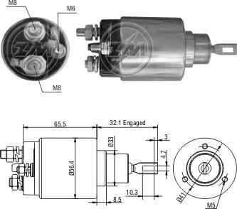 Messmer ZM977 - Solenoid açarı, başlanğıc furqanavto.az