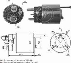 Messmer ZM496 - Solenoid açarı, başlanğıc furqanavto.az