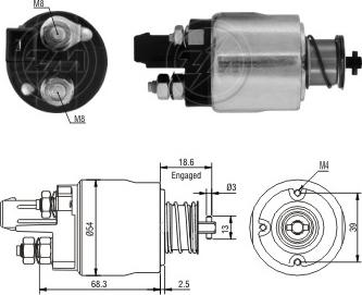 Messmer ZM4492 - Solenoid açarı, başlanğıc furqanavto.az