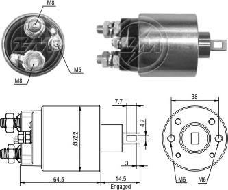 Messmer ZM485 - Solenoid açarı, başlanğıc furqanavto.az