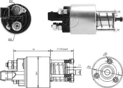 Messmer ZM4397 - Solenoid açarı, başlanğıc furqanavto.az