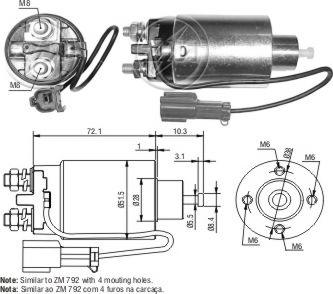 Messmer ZM4792 - Solenoid açarı, başlanğıc furqanavto.az