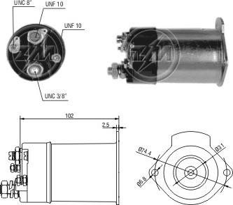 Messmer ZM551 - Solenoid açarı, başlanğıc furqanavto.az