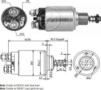 Messmer ZM531 - Solenoid açarı, başlanğıc furqanavto.az