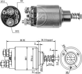 Messmer ZM538 - Solenoid açarı, başlanğıc furqanavto.az