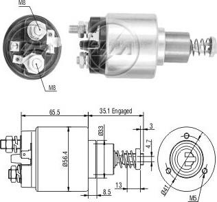 Messmer ZM576 - Solenoid açarı, başlanğıc furqanavto.az