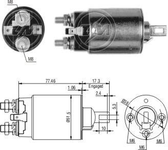 Messmer ZM690 - Solenoid açarı, başlanğıc furqanavto.az