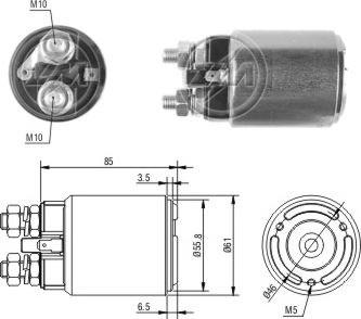 Messmer ZM656 - Solenoid açarı, başlanğıc furqanavto.az