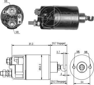 Messmer ZM660 - Solenoid açarı, başlanğıc furqanavto.az