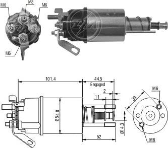 Messmer ZM610 - Solenoid açarı, başlanğıc furqanavto.az