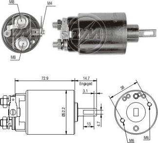 Messmer ZM685 - Solenoid açarı, başlanğıc furqanavto.az