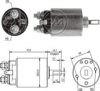 Messmer ZM682 - Solenoid açarı, başlanğıc furqanavto.az