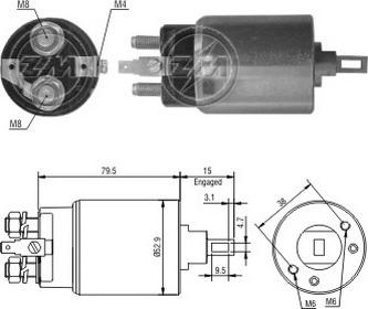 Messmer ZM1981 - Solenoid açarı, başlanğıc furqanavto.az