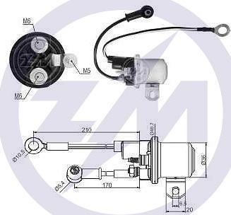 Messmer ZM1428 - Solenoid açarı, başlanğıc furqanavto.az