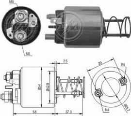 Messmer ZM1594 - Solenoid açarı, başlanğıc furqanavto.az