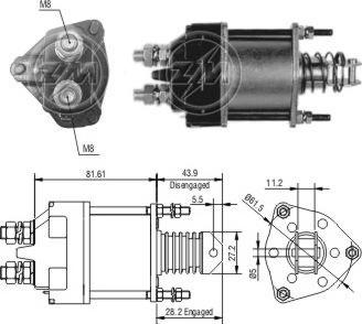 Messmer ZM1650 - Solenoid açarı, başlanğıc furqanavto.az