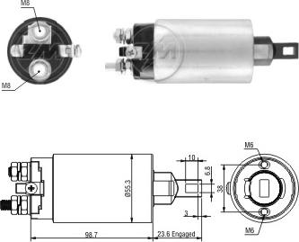 Messmer ZM1895 - Solenoid açarı, başlanğıc furqanavto.az