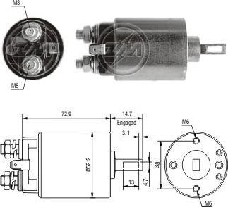 Messmer ZM1782 - Solenoid açarı, başlanğıc furqanavto.az