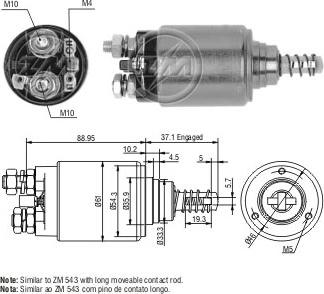 Messmer ZM1731 - Solenoid açarı, başlanğıc furqanavto.az