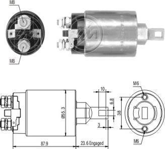 Messmer ZM896 - Solenoid açarı, başlanğıc furqanavto.az