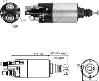 Messmer ZM842 - Solenoid açarı, başlanğıc furqanavto.az