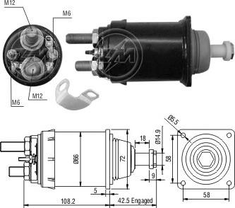 Messmer ZM835 - Solenoid açarı, başlanğıc furqanavto.az