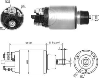 Messmer ZM826 - Solenoid açarı, başlanğıc furqanavto.az