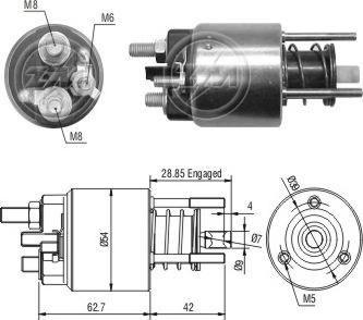 Messmer ZM3395 - Solenoid açarı, başlanğıc furqanavto.az