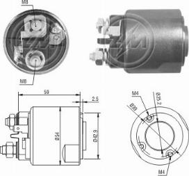 Messmer ZM2491 - Solenoid açarı, başlanğıc furqanavto.az