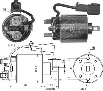 Messmer ZM2719 - Solenoid açarı, başlanğıc furqanavto.az