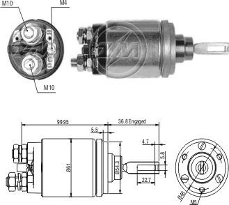 Messmer ZM742 - Solenoid açarı, başlanğıc furqanavto.az