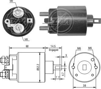 Messmer ZM716 - Solenoid açarı, başlanğıc furqanavto.az