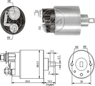 Messmer ZM712 - Solenoid açarı, başlanğıc furqanavto.az