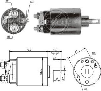 Messmer ZM780 - Solenoid açarı, başlanğıc furqanavto.az