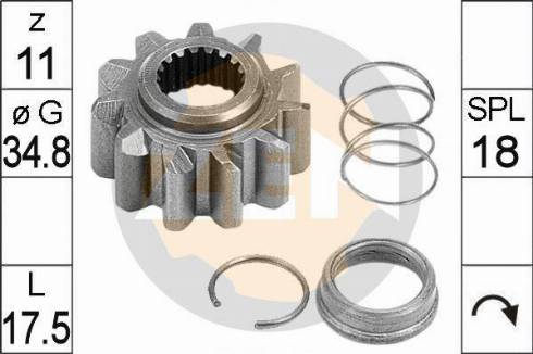 Messmer ZN9495 - Pinion, başlanğıc furqanavto.az