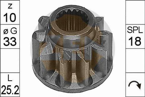 Messmer ZN9349 - Pinion, başlanğıc furqanavto.az