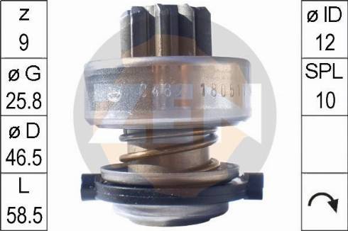 Messmer ZN0482 - Pinion, başlanğıc furqanavto.az