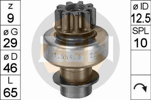 Messmer ZN0554 - Pinion, başlanğıc furqanavto.az