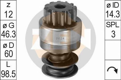 Messmer ZN0624 - Pinion, başlanğıc furqanavto.az