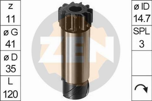 Messmer ZN0036 - Pinion, başlanğıc furqanavto.az