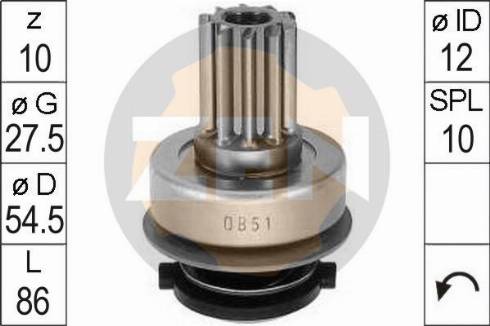 Messmer ZN0851 - Pinion, başlanğıc furqanavto.az