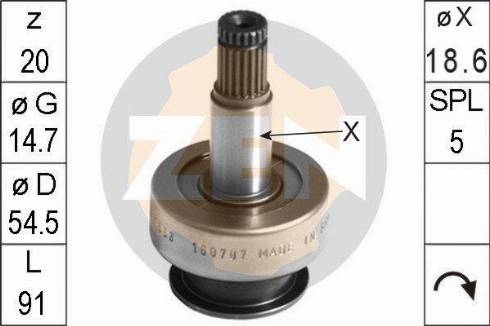 Messmer ZN1563 - Pinion, başlanğıc furqanavto.az