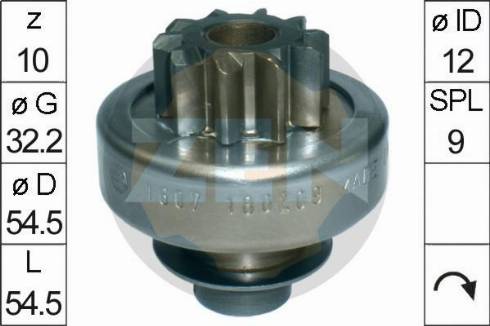 Messmer ZN1607 - Pinion, başlanğıc furqanavto.az