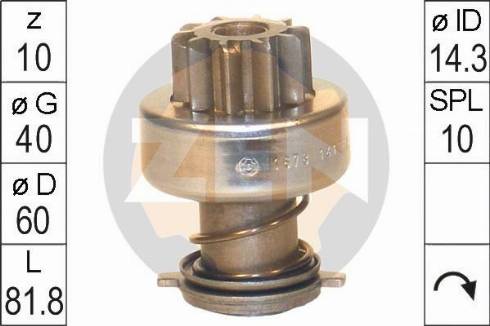 Messmer ZN1678 - Pinion, başlanğıc furqanavto.az